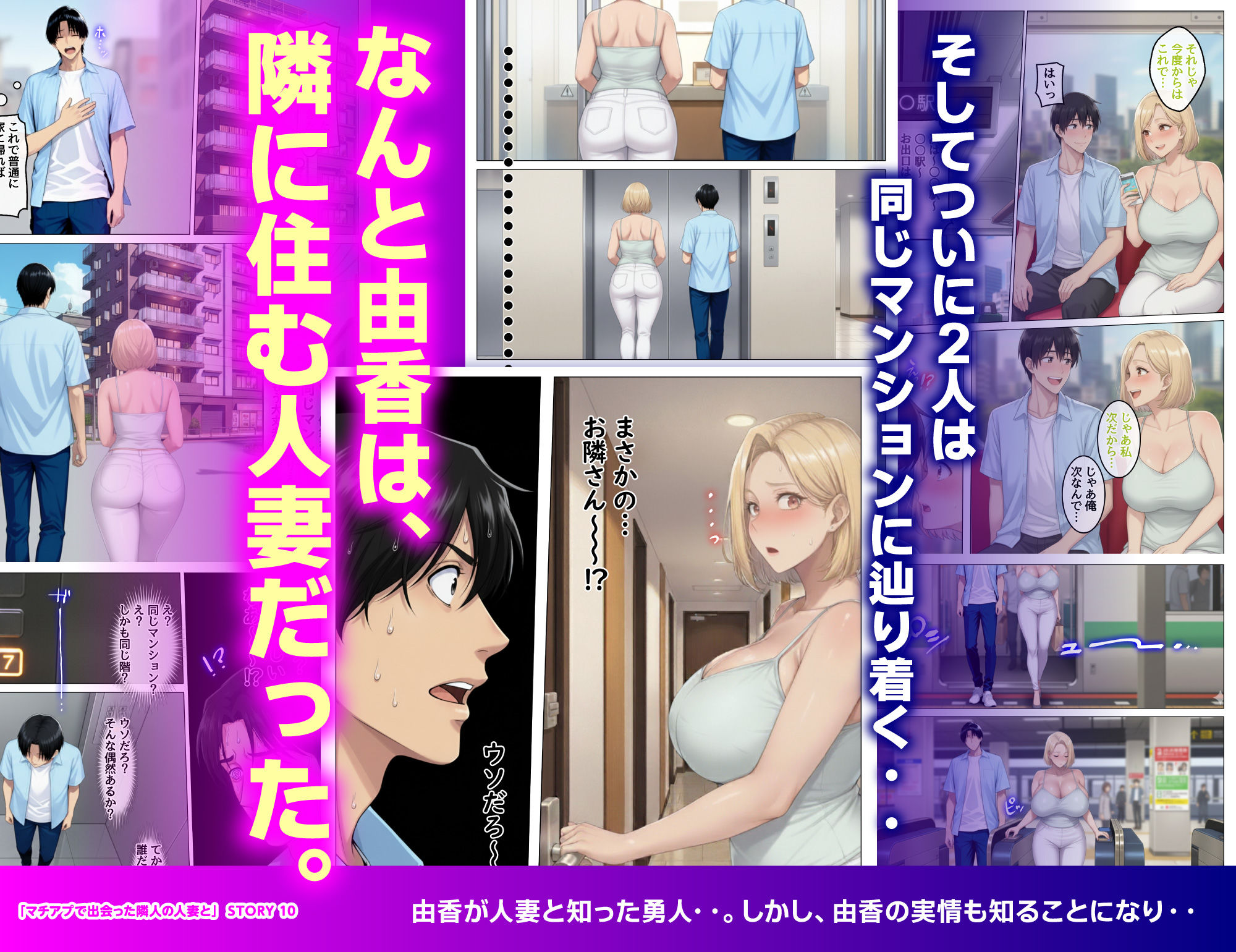 マッチングアプリで出会ったむちむち美女が、まさかの隣人で人妻だった件 - d_646404 - ハレノヒ