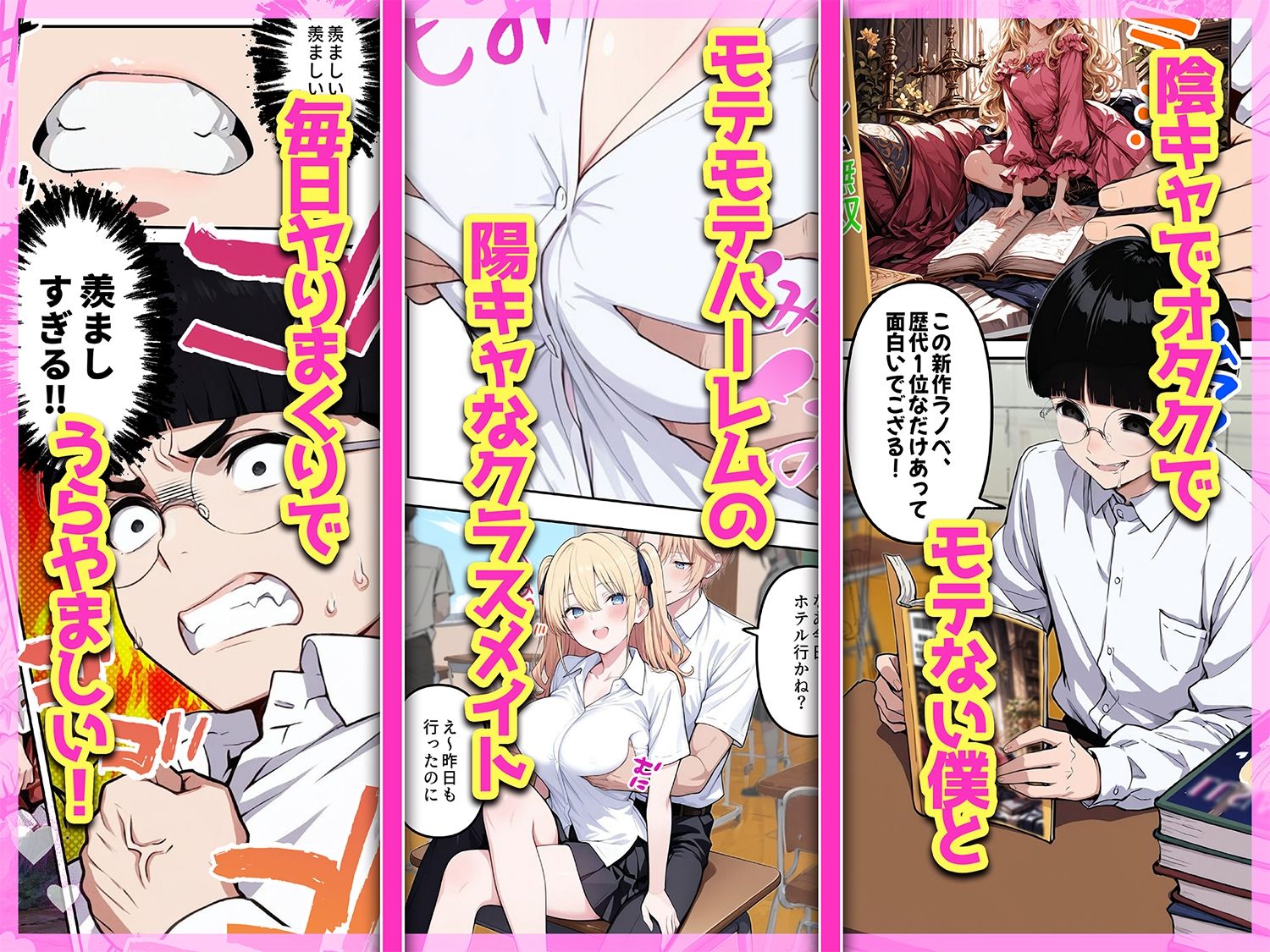 陰キャヲタクであればあるほど！モテる世界で僕はヤリチンになりました - d_731124 - ももまろ