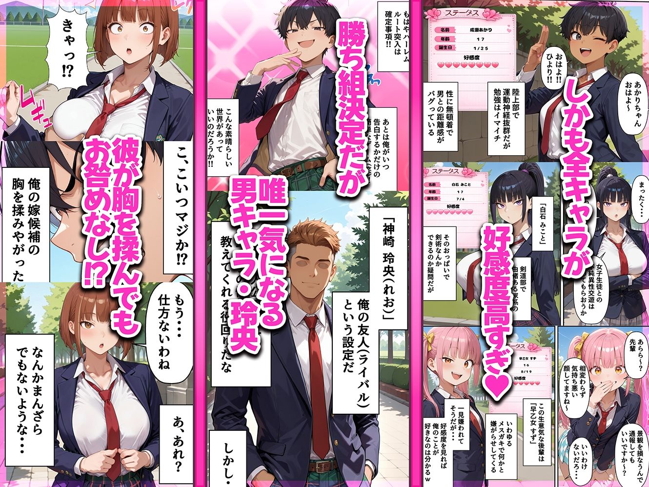 ギャルゲー世界に転生したら、ヒロイン達がライバルキャラに次々と寝取られた - d_732236 - みーとぱい