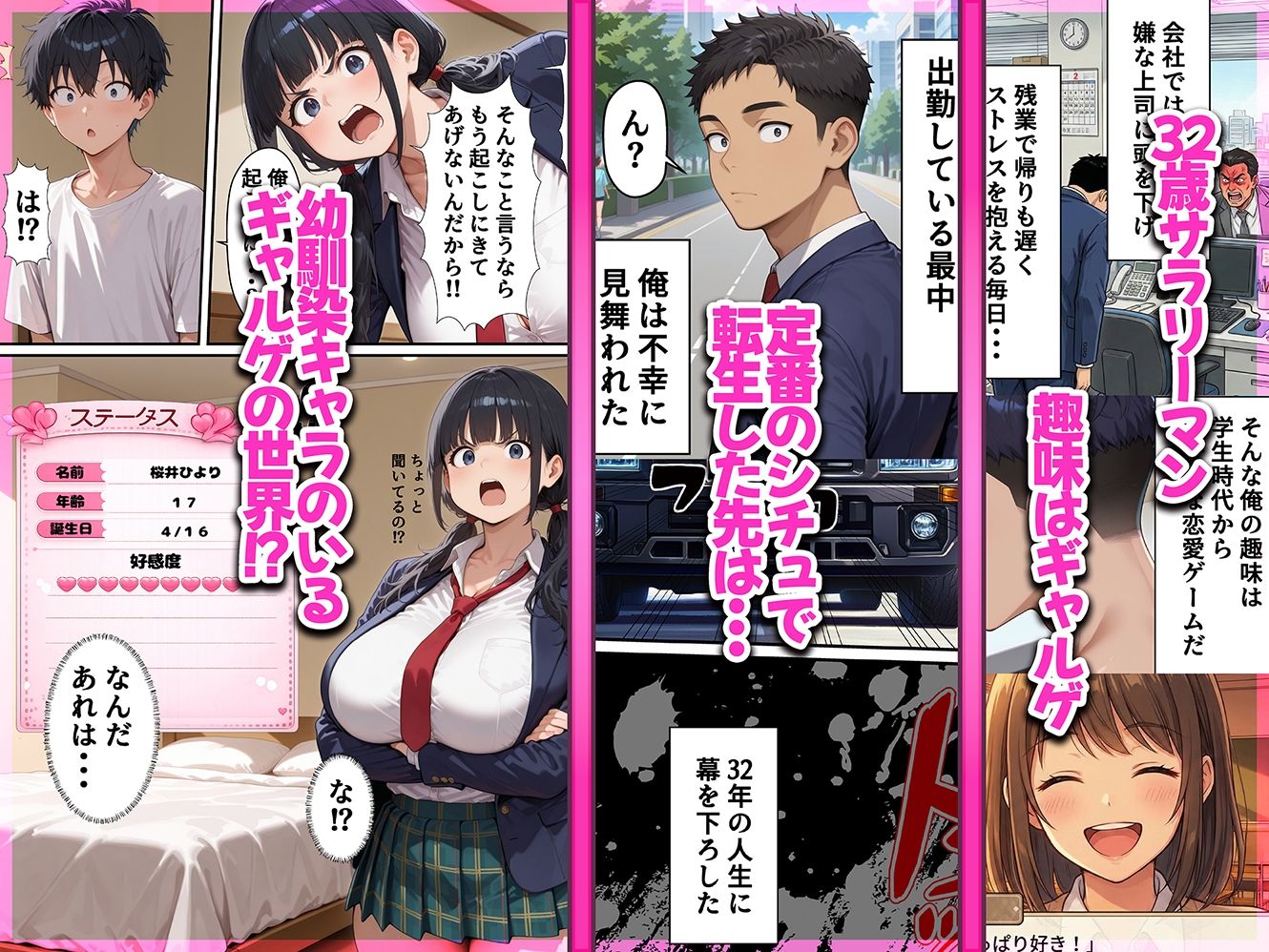 ギャルゲー世界に転生したら、ヒロイン達がライバルキャラに次々と寝取られた - d_732236 - みーとぱい