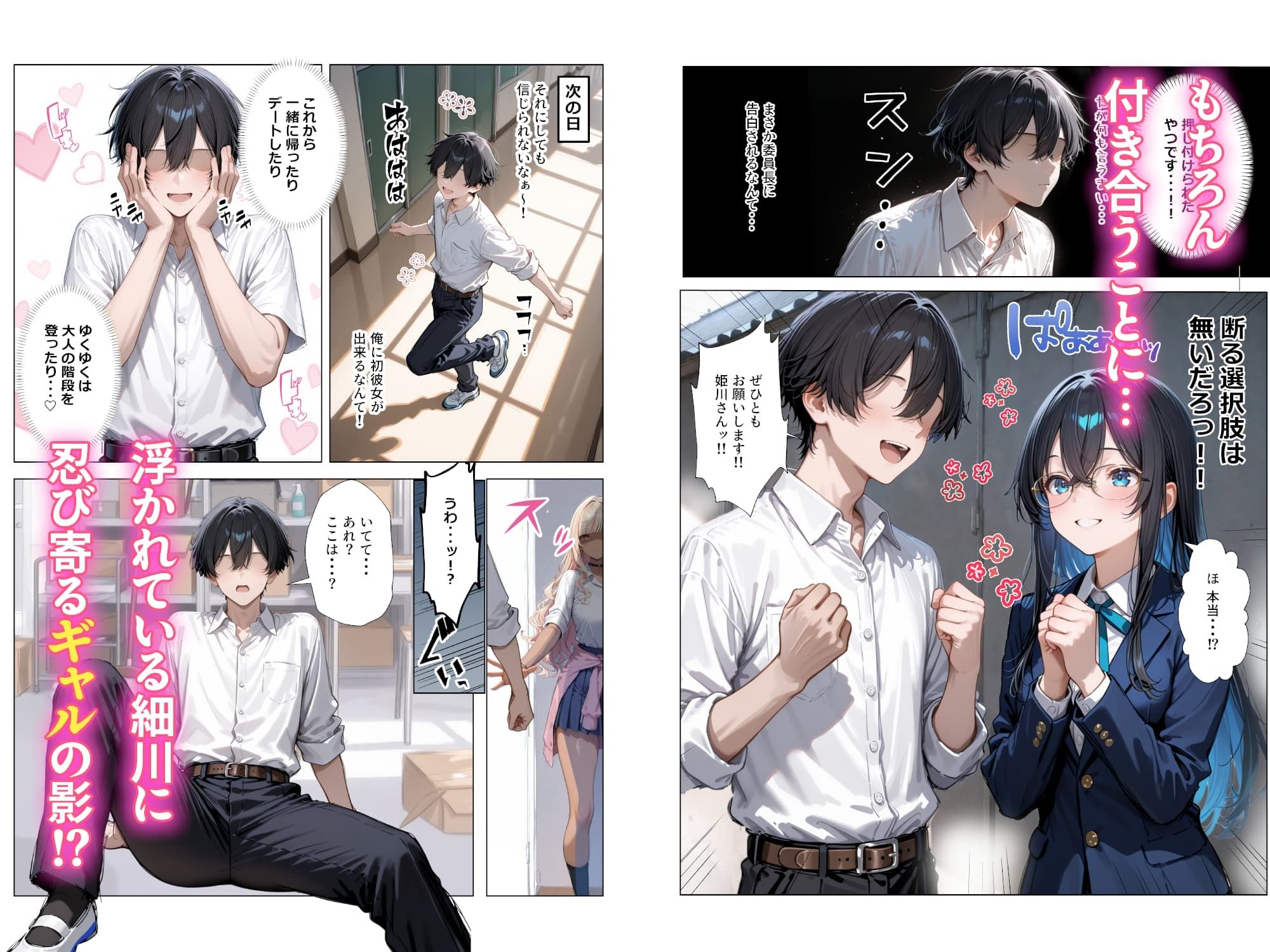 清楚彼女がいるのにギャルとの予行練習（生本番）がやめられない話【ぬるぬるエロアニメ動画同梱】 - d_734260 - ギャル箱