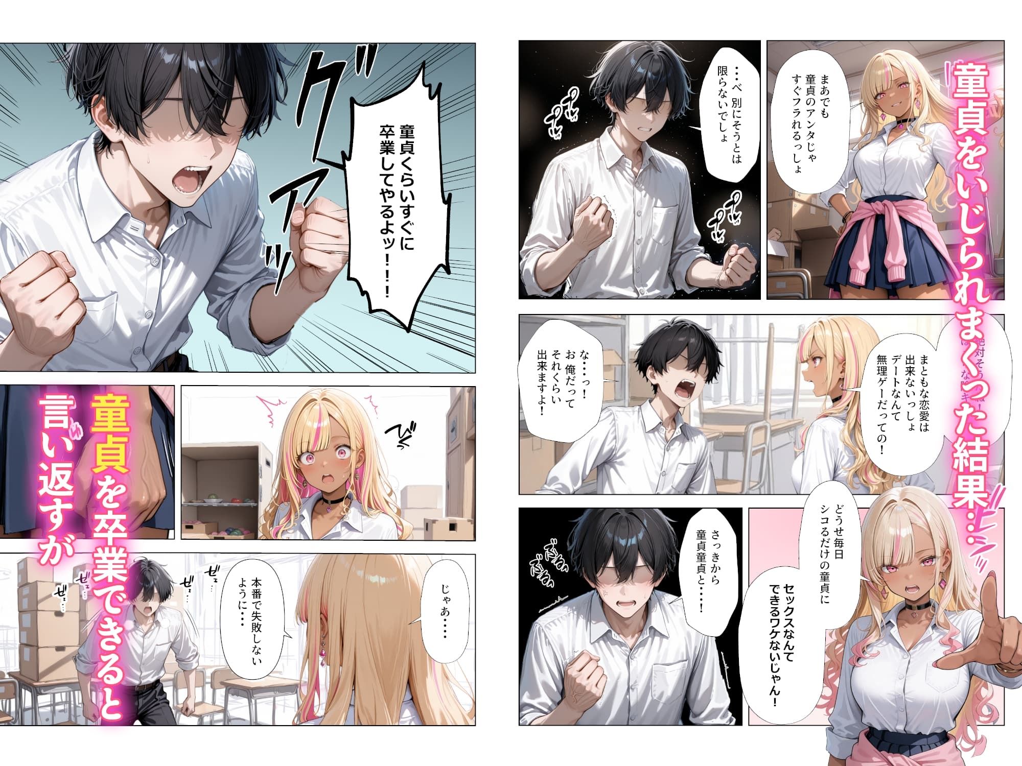 清楚彼女がいるのにギャルとの予行練習（生本番）がやめられない話【ぬるぬるエロアニメ動画同梱】 - d_734260 - ギャル箱