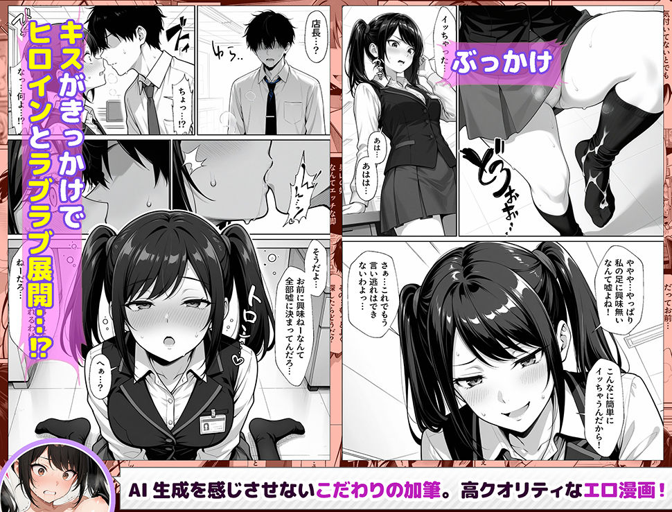 パチンコ店長の俺。女子スタッフのシコい足で毎日脳汁出してたらイチャラブSEXする事になった!〜ただし時々殴られる〜 - d_712237 - ラブリークラフト