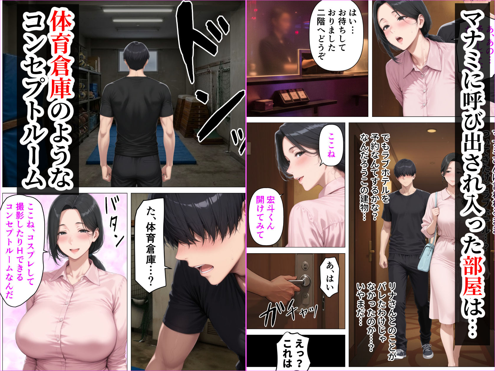 昭和マ●コの搾精天国！ブルマ＆JKコスの人妻に中出し放題 - d_704834 - 人妻が薫る部屋