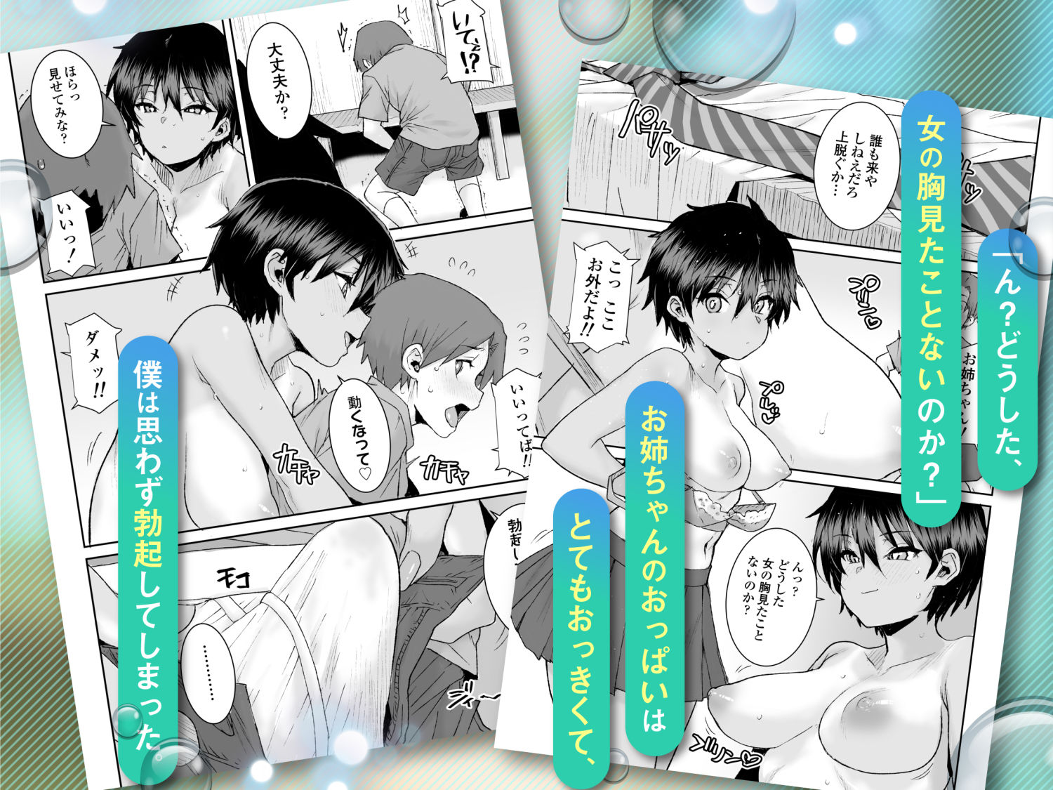 無口で気の強いボーイッシュなお姉ちゃんで僕は童貞を卒業しました - d_732686 - 三崎