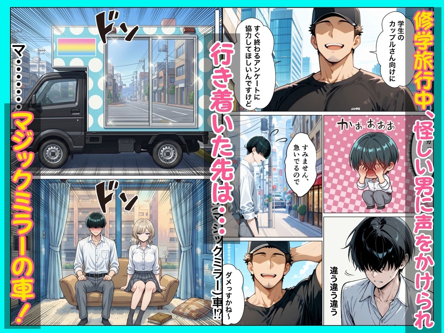 童貞陰キャの僕がクールギャルとマジックミラー車で生ハメセックスした話 - d_760161 - たむりん