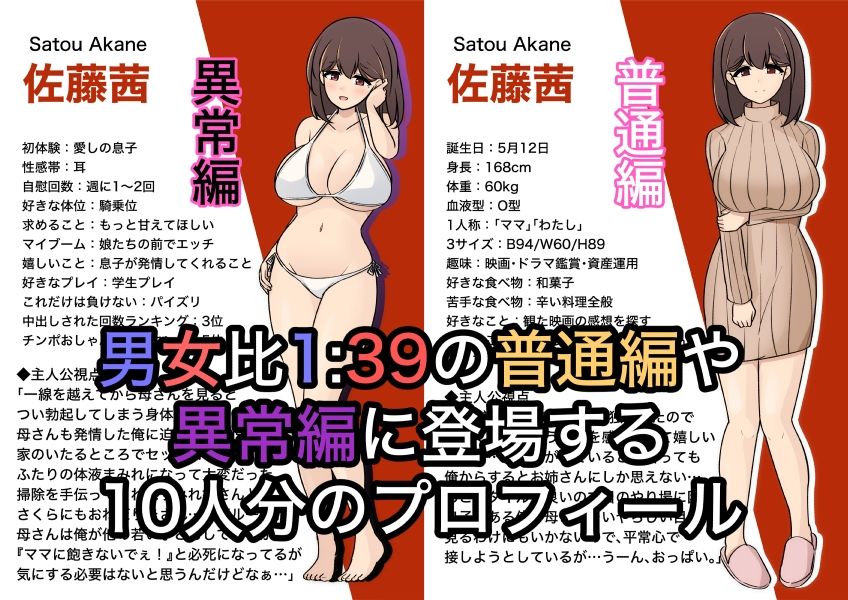 男女比1:39の平行世界は思いのほか異常（Fantia2024年4月〜6月まとめ） - d_409578 - きっさー