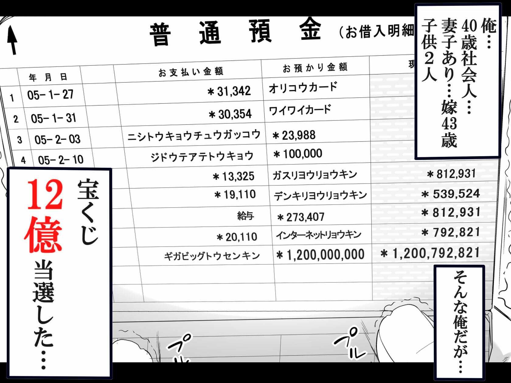 宝くじ12億当選！〜エロに全投資して、ハーレム御殿建設！！ - d_309450 - なのかH