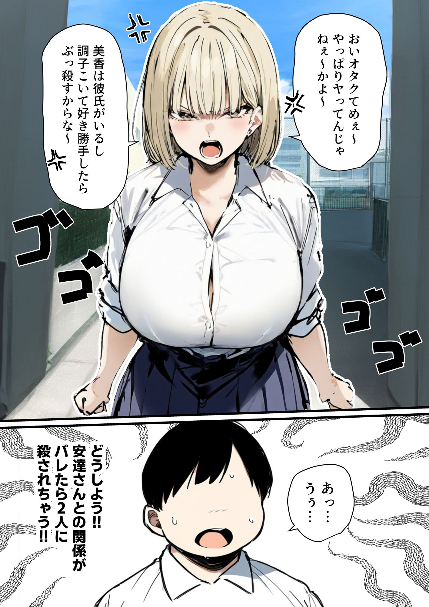 彼氏と喧嘩するたびに僕のチンポでオナニーするギャル2 - d_502098 - たまごやき
