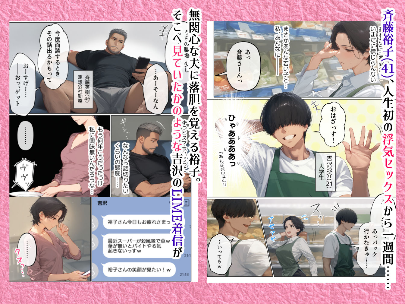 バ先のパート主婦（41）とセフレになったので週三で濃厚変態セックスを仕込んだら乳首ピアスと肛門で発情するド変態主婦になった話 - d_516134 - mamaya