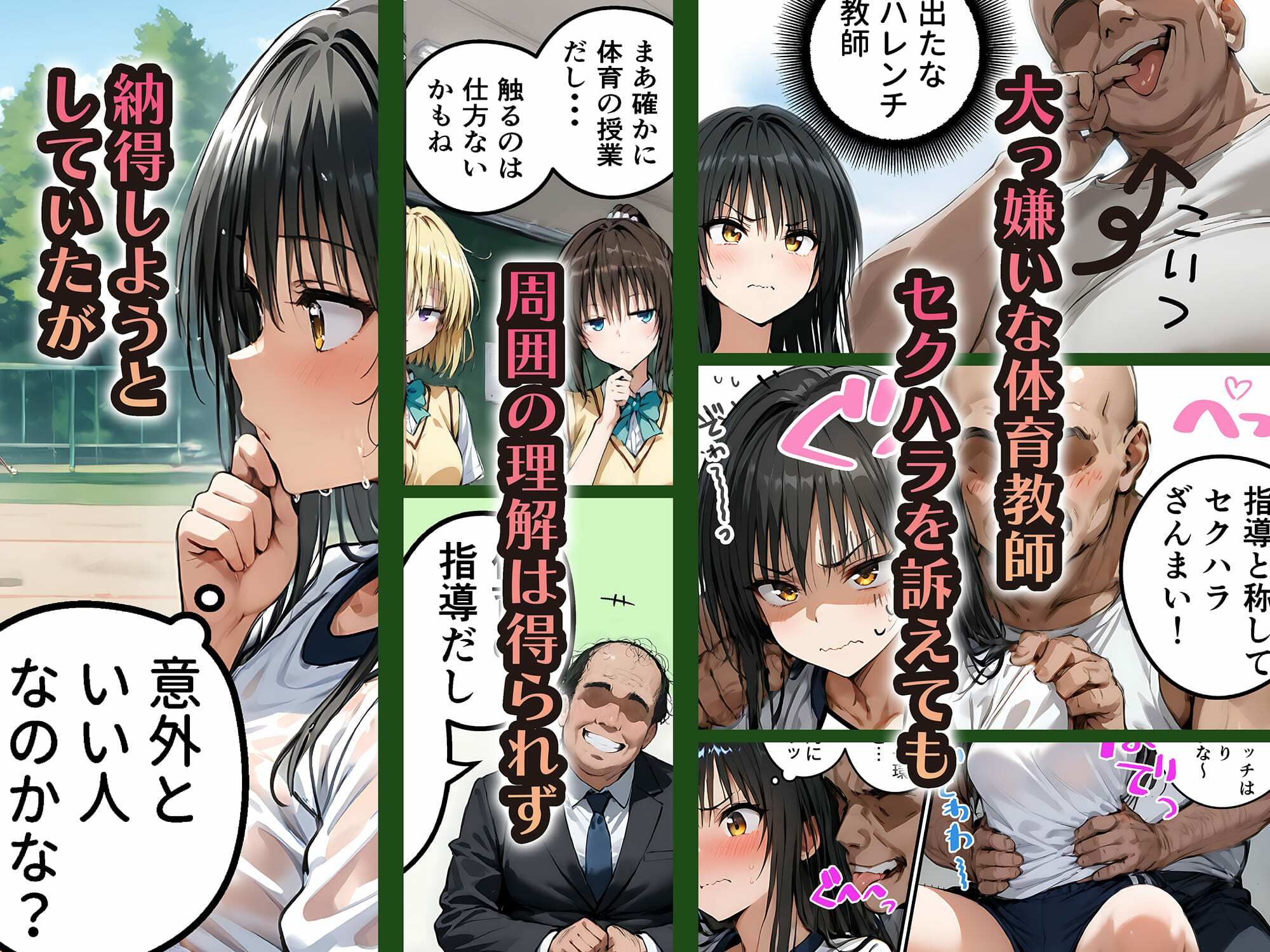 真面目でハレンチ嫌いな古手川唯、教師に堕とされる 〜脅迫からの放課後わからせセックスで快楽堕ち〜 - d_576148 - AIおじさん