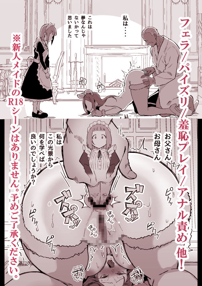 憧れの先輩メイド長の夜伽を見学 - d_588718 - すけべ発電所