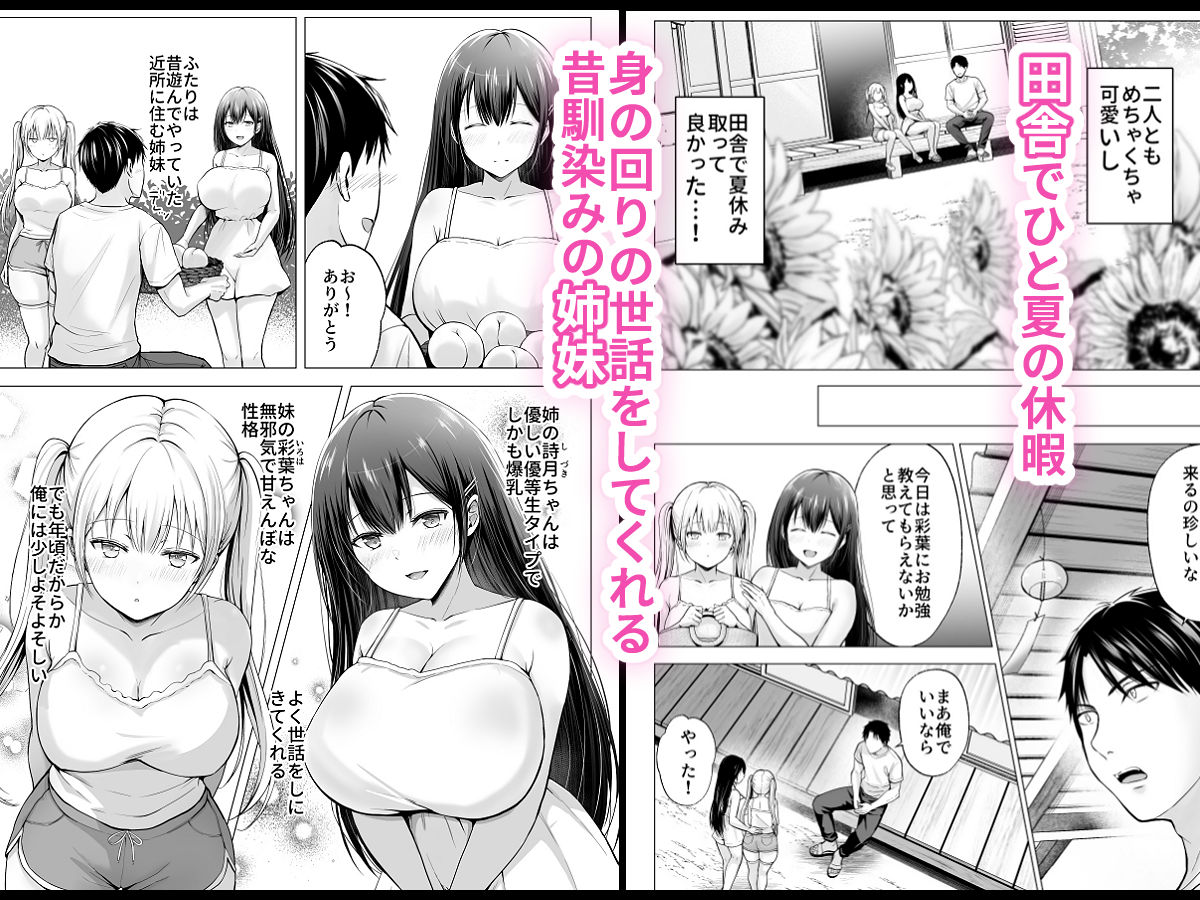 夏休みのハーレム・妹〜田舎で姉妹ハーレム！ベタ甘な妹といちゃラブえっち〜 - d_423264 - グラフィックL