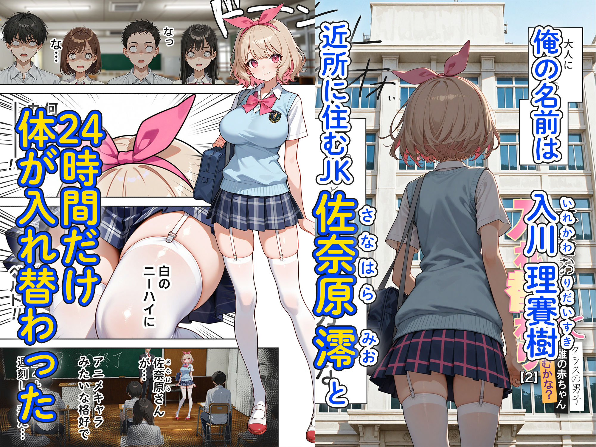 キモおじ⇔JK入れ替わり【2】クラスの男子誰の赤ちゃん孕むかな？ - d_583431 - 愛・筋肉博