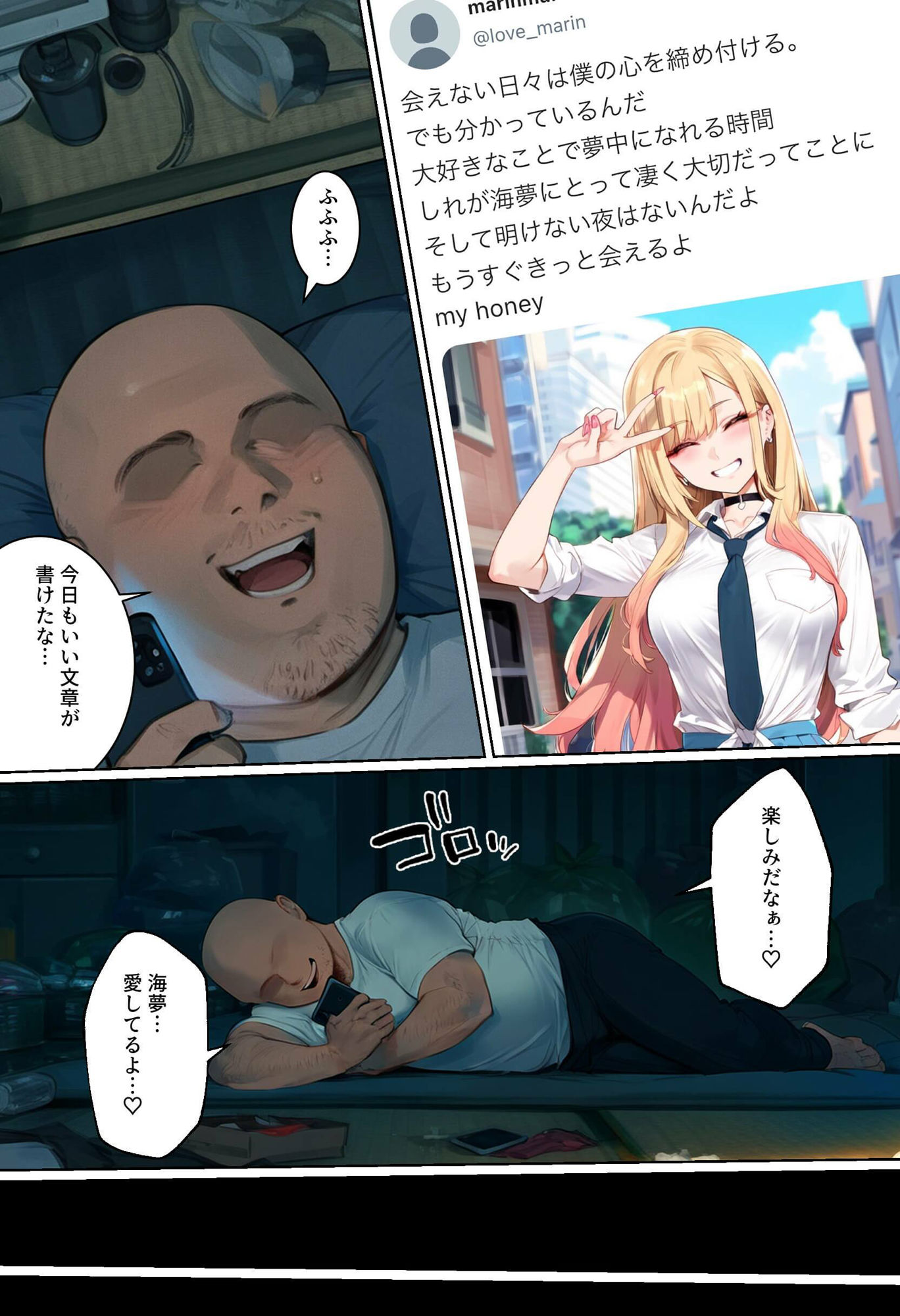 【ネトストおじさん】スキャンダルをネタに脅され調教〜キモオジのテクに快楽堕ちし海夢が性玩具になった話〜 - d_616739 - 女子校生ヒロインズ