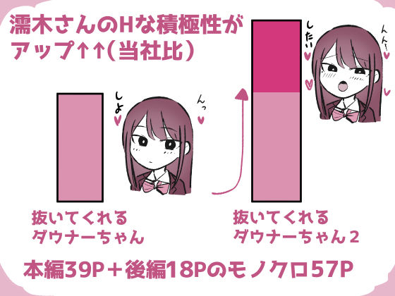 抜いてくれるダウナーちゃん テスト明けのエッチが最高すぎた編 - d_597956 - モノクロームシアター