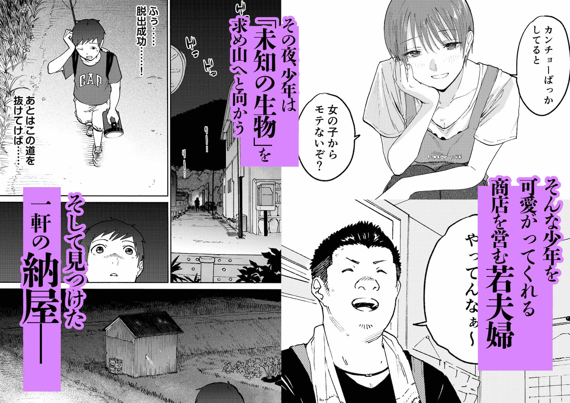 あの納屋 〜ぼくが見たことないおばさんの夜の姿〜 - d_375396 - かきそば
