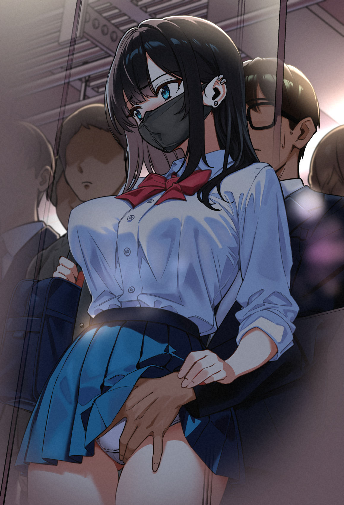 電車、女子〇生。 - d_613371 - とかもす