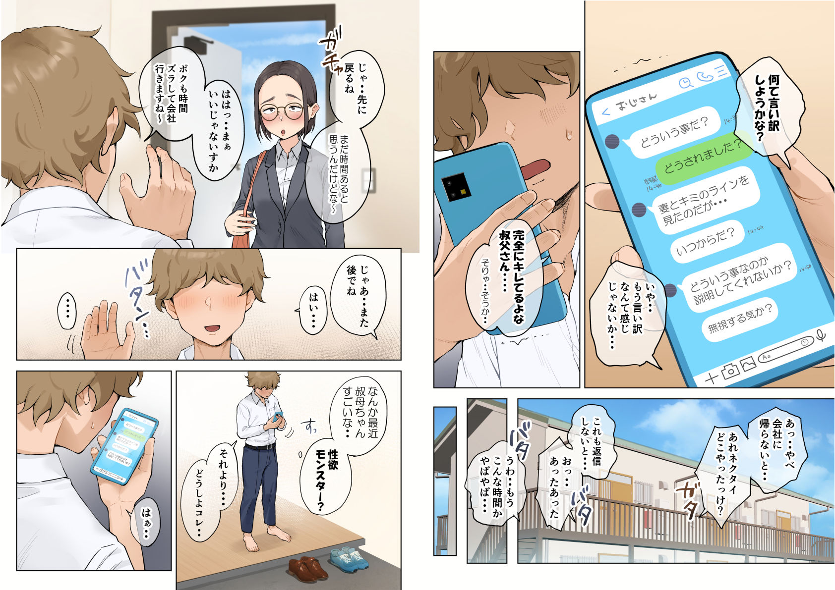 熟女の叔母さんにカワイイを連呼しちゃうヤバい甥っ子の話2.5 - d_504593 - 藤崎チロ