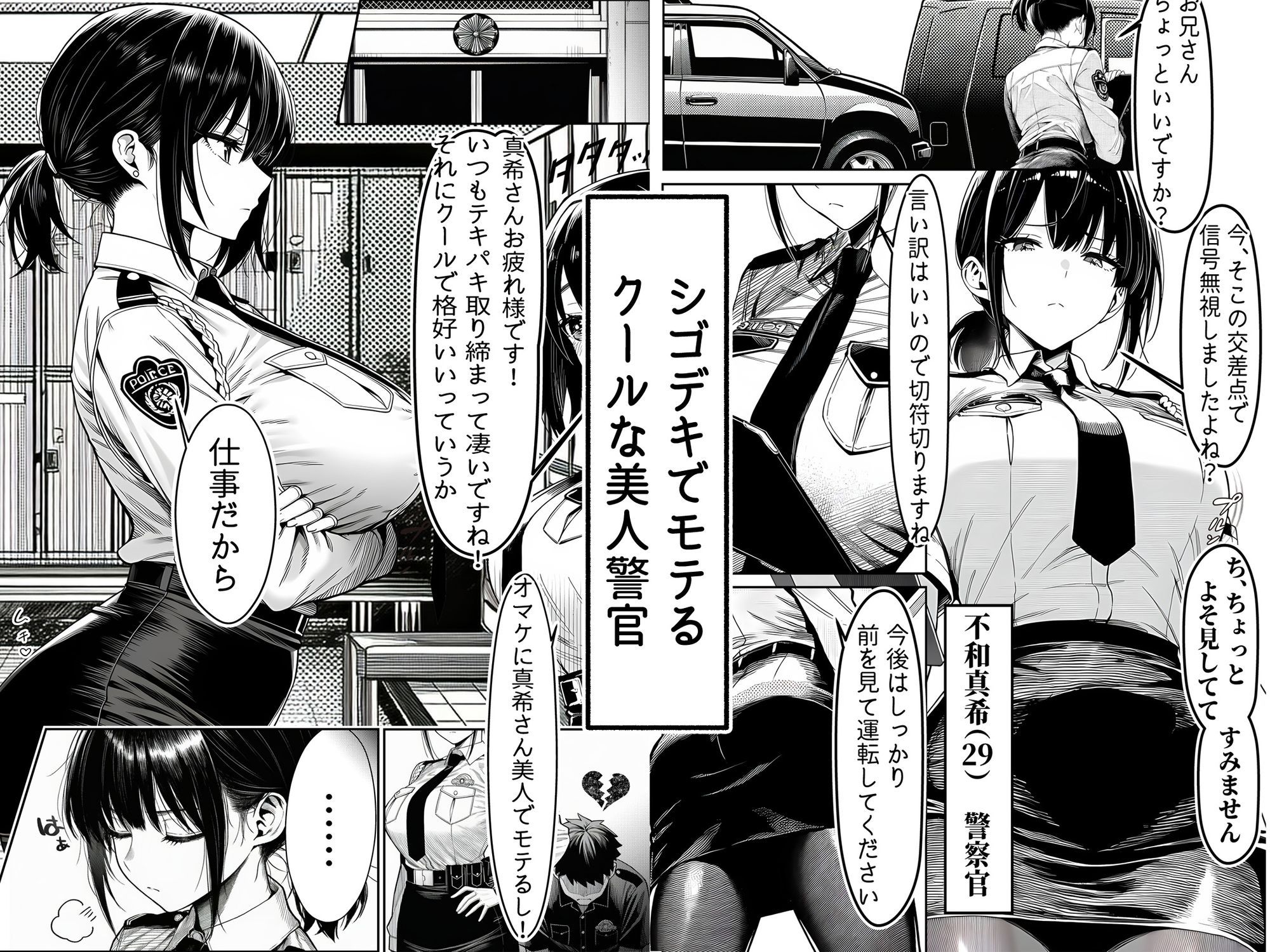 女性警察官（29歳）が、チンピラのチンポに逆取り調べをされて - d_663516 - 夜あくび小隊