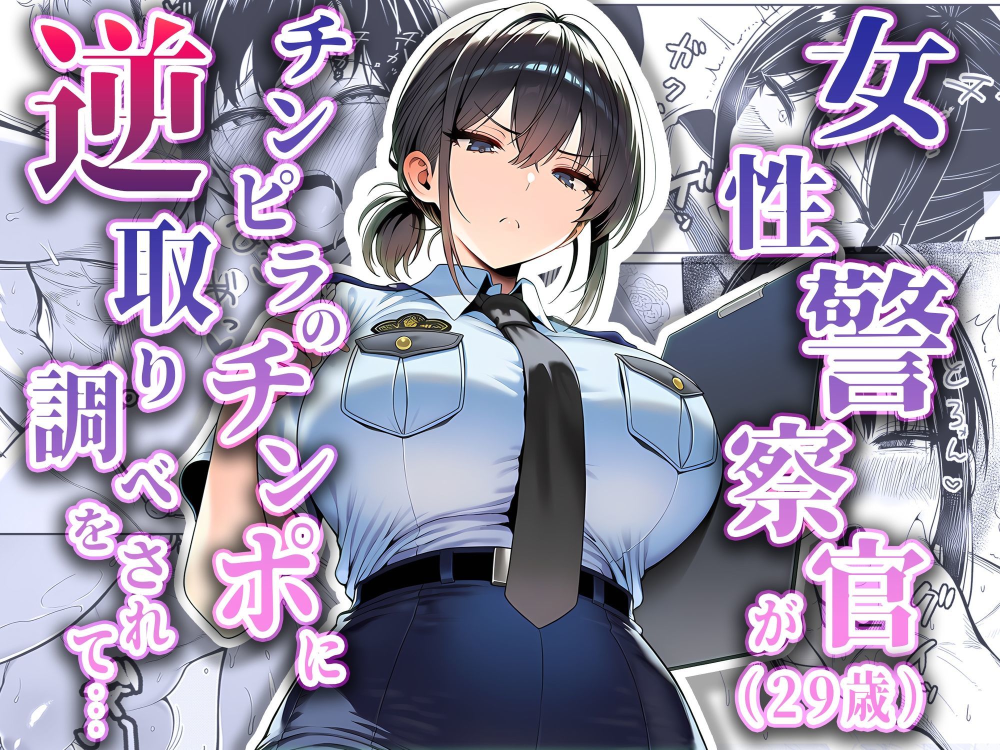 女性警察官（29歳）が、チンピラのチンポに逆取り調べをされて - d_663516 - 夜あくび小隊