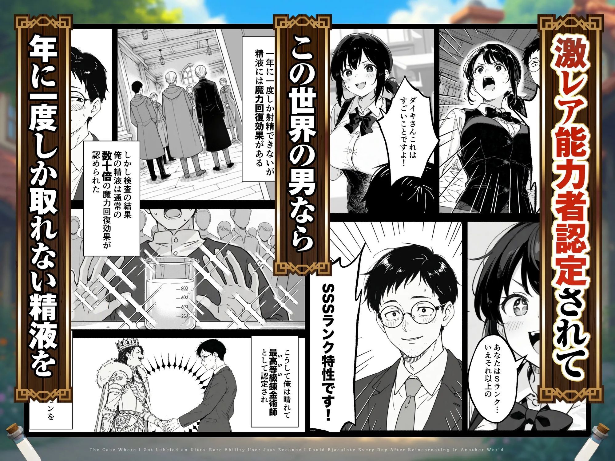異世界転生したら毎日射精できるというだけで激レア能力者認定された件 - d_677391 - COMICアイル