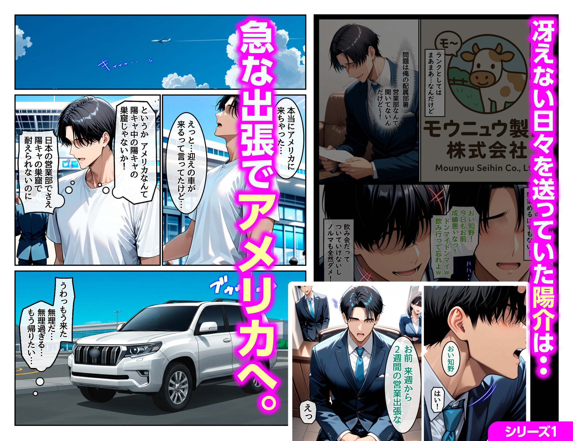 【総集編】ホームステイ先の爆乳ブロンド美女に雌牛コスで誘惑されてイチャラブ種付け生活 - d_669883 - ハレノヒ