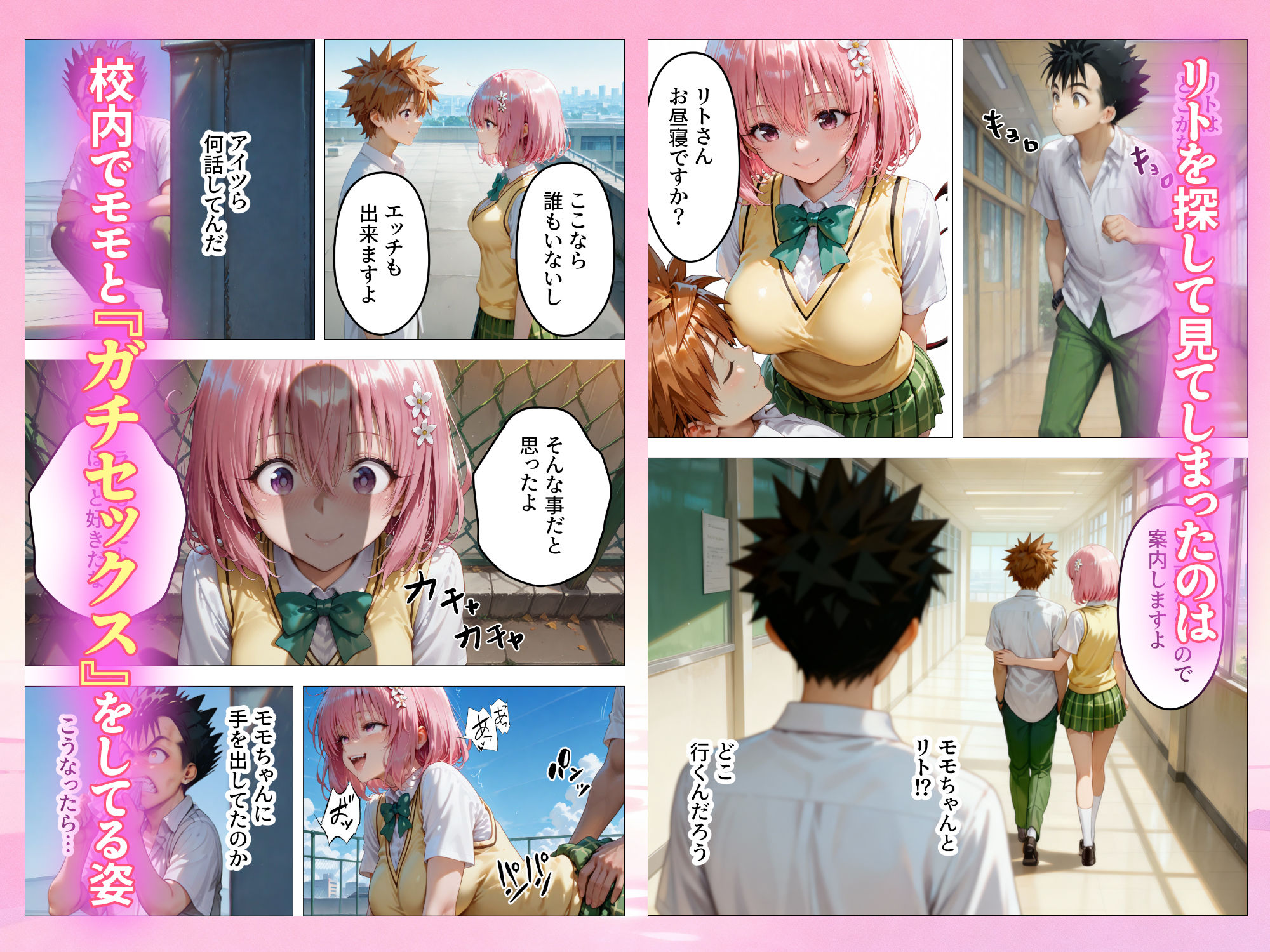 本番あり!?デリヘルノートでとらぶるハーレムをNN強奪してみた  古○川唯  西○寺春菜  籾岡里○ - d_686844 - AI魔法おじさん