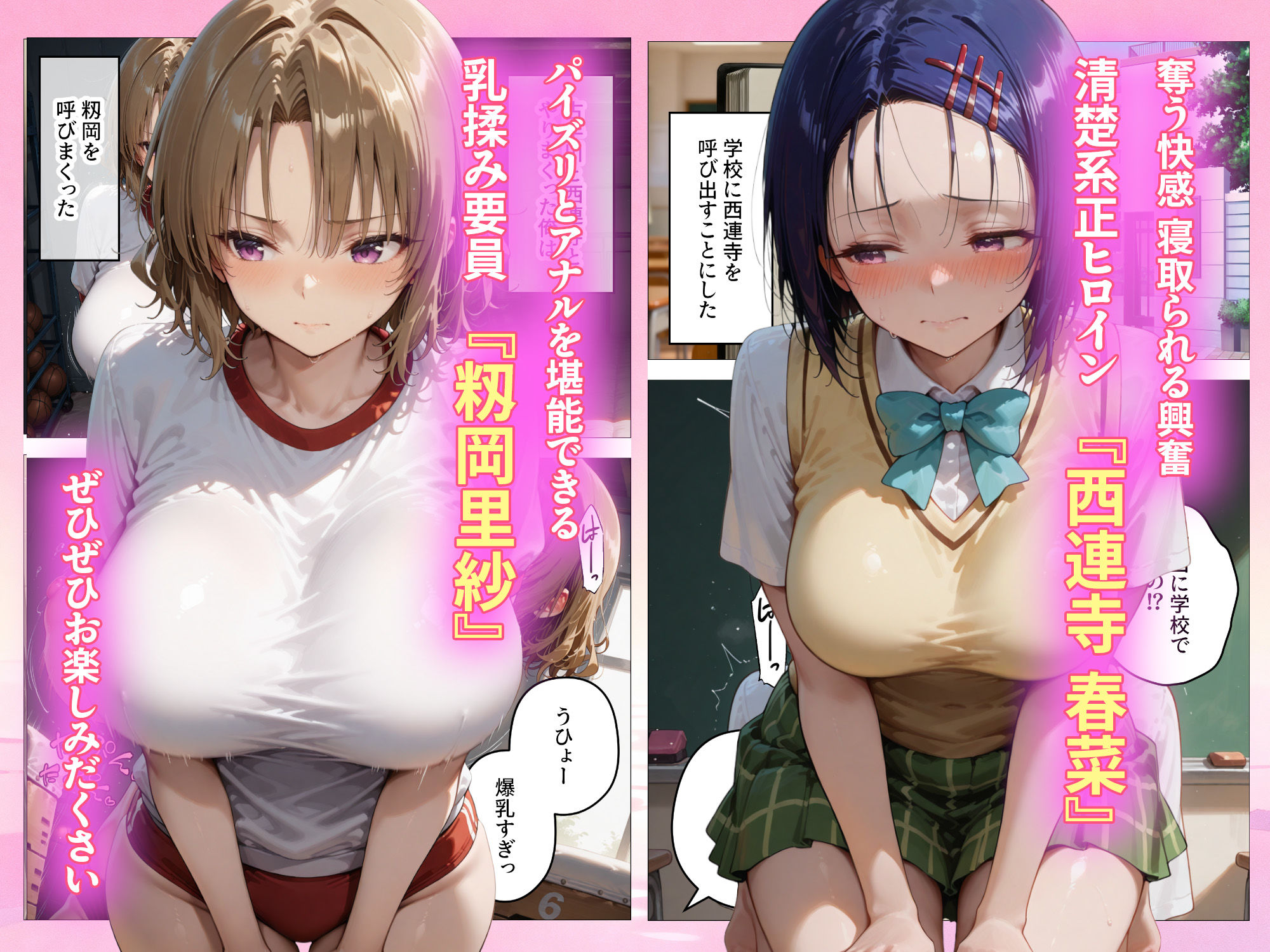 本番あり!?デリヘルノートでとらぶるハーレムをNN強奪してみた  古○川唯  西○寺春菜  籾岡里○ - d_686844 - AI魔法おじさん