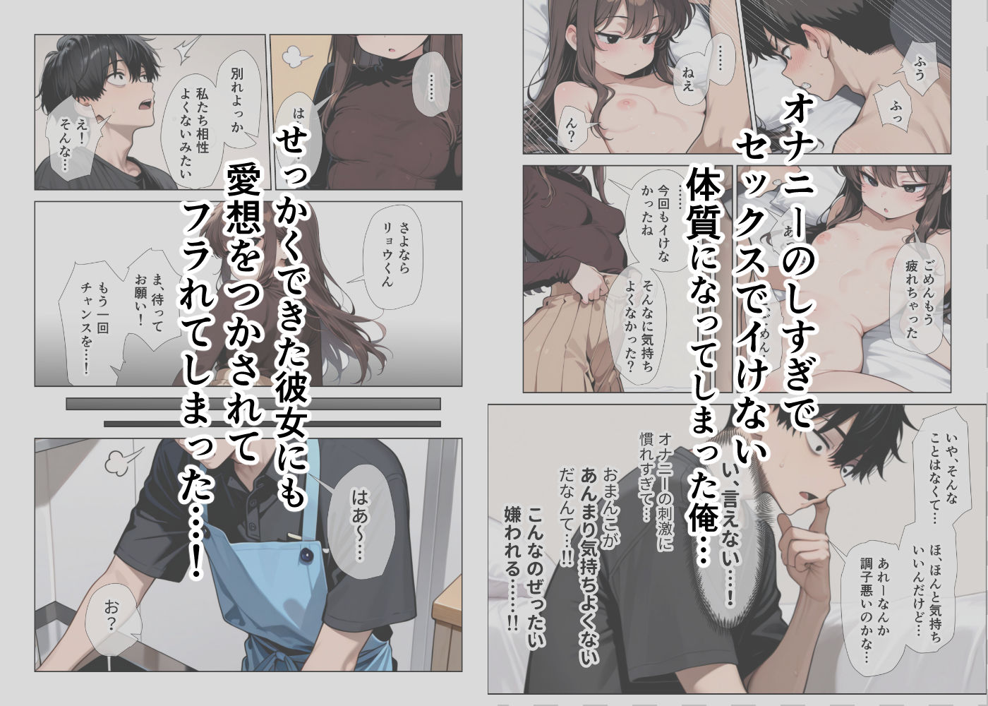 オナニーしすぎて遅漏の俺が先輩の執拗なキスハメと中出し懇願で暴発させられた挙句イキ癖つけられて早漏になっちゃった話 - d_685359 - ぱびゅ