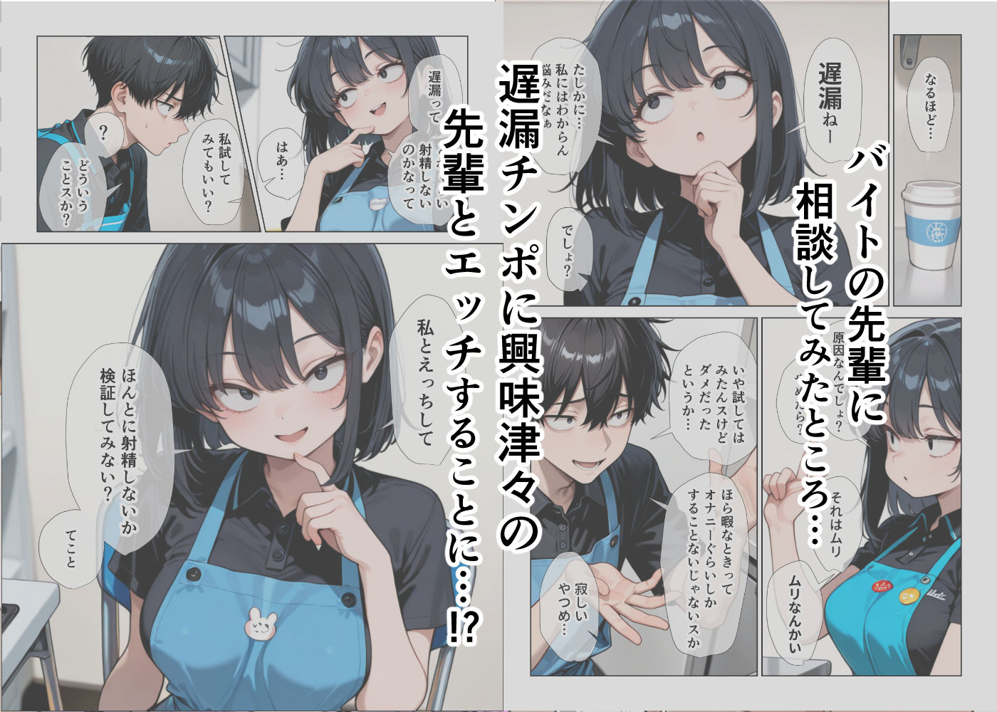 オナニーしすぎて遅漏の俺が先輩の執拗なキスハメと中出し懇願で暴発させられた挙句イキ癖つけられて早漏になっちゃった話 - d_685359 - ぱびゅ