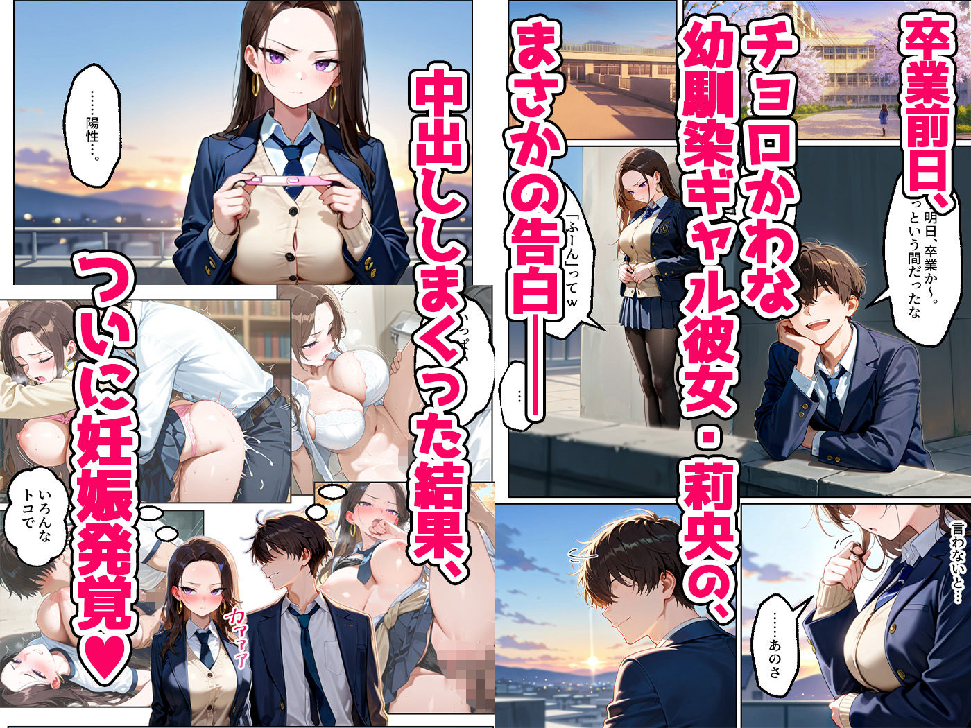 強気だけど実はチョロすぎる幼馴染ギャルー卒業・妊娠編ー - d_621206 - イチャラブ堂