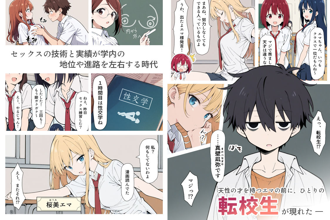 陰キャ転校生はセックス最強 - クラス代表の座を奪われた私 - - d_690707 - こっとろん