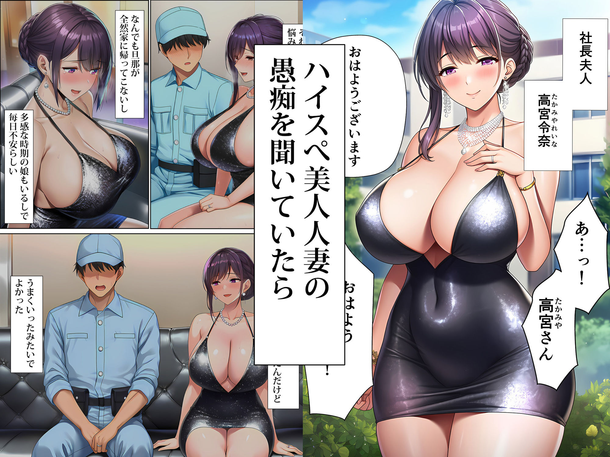 超高級マンション清掃員の俺、仕事ついでにハイスペ美人居住者たちの愚痴を聞いていたら完全合意の中出しハーレム生活を送ってしまう - d_691785 - 夜あくび小隊