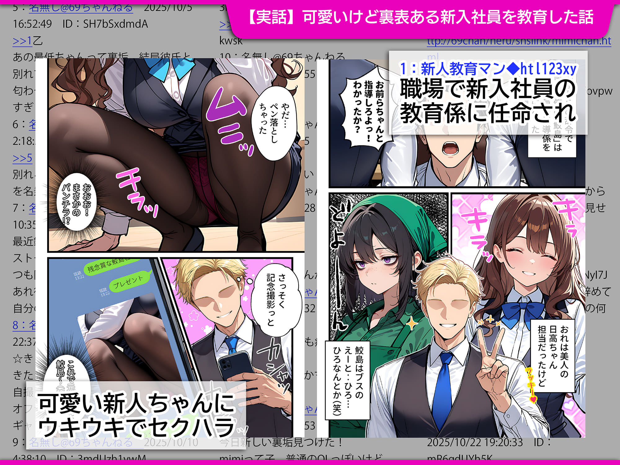 地味でブスだと思ってた新人清掃員の裏垢特定 粘着SEXで彼氏と別れさせた物語 裏ルート - d_707615 - 69ちゃんねる