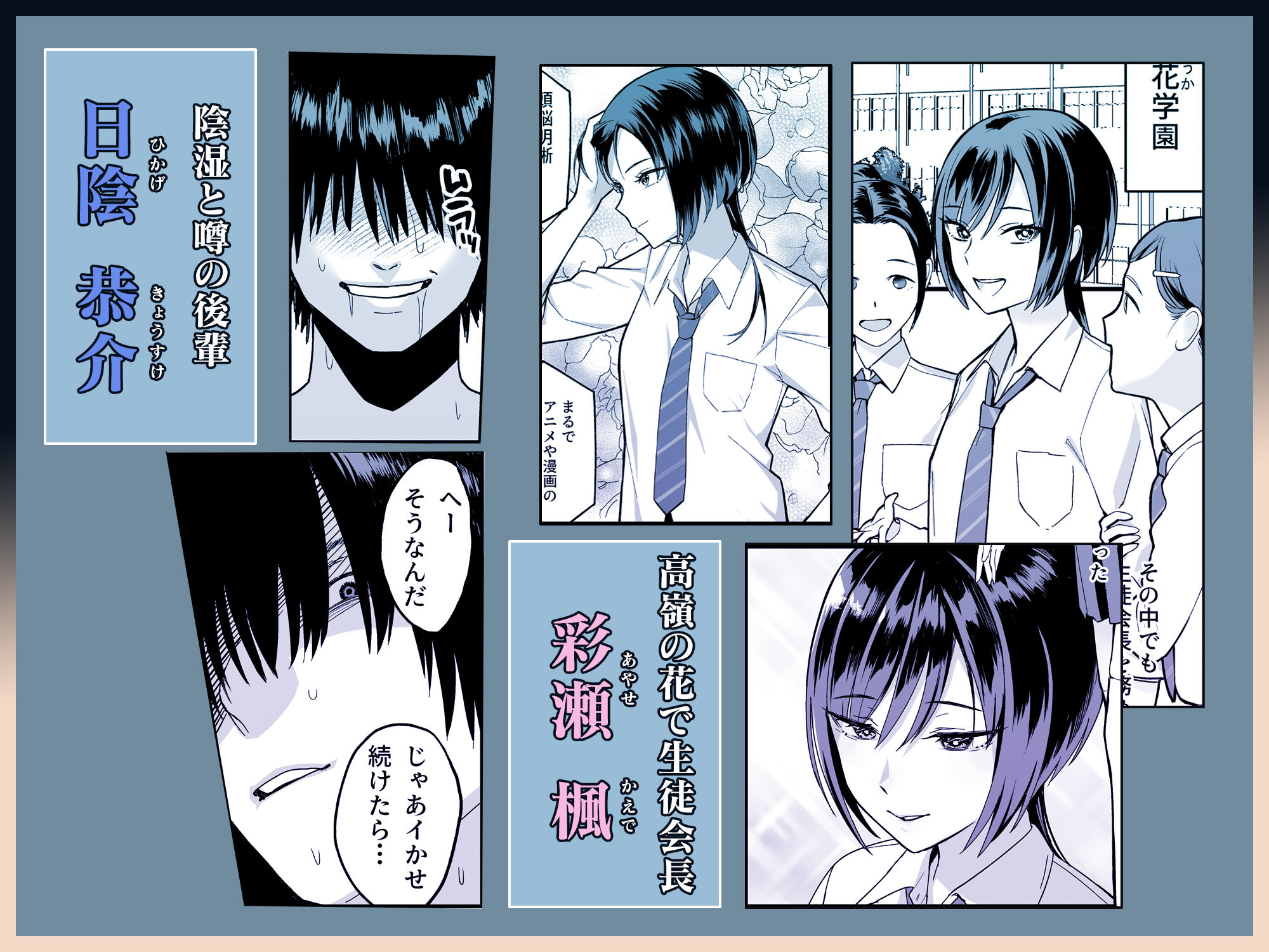 陰キャな俺だけが知っている生徒会長の裏側。 〜隠れ巨乳の先輩が快楽に屈服して堕ちるまで〜 - d_709018 - ゑびす屋