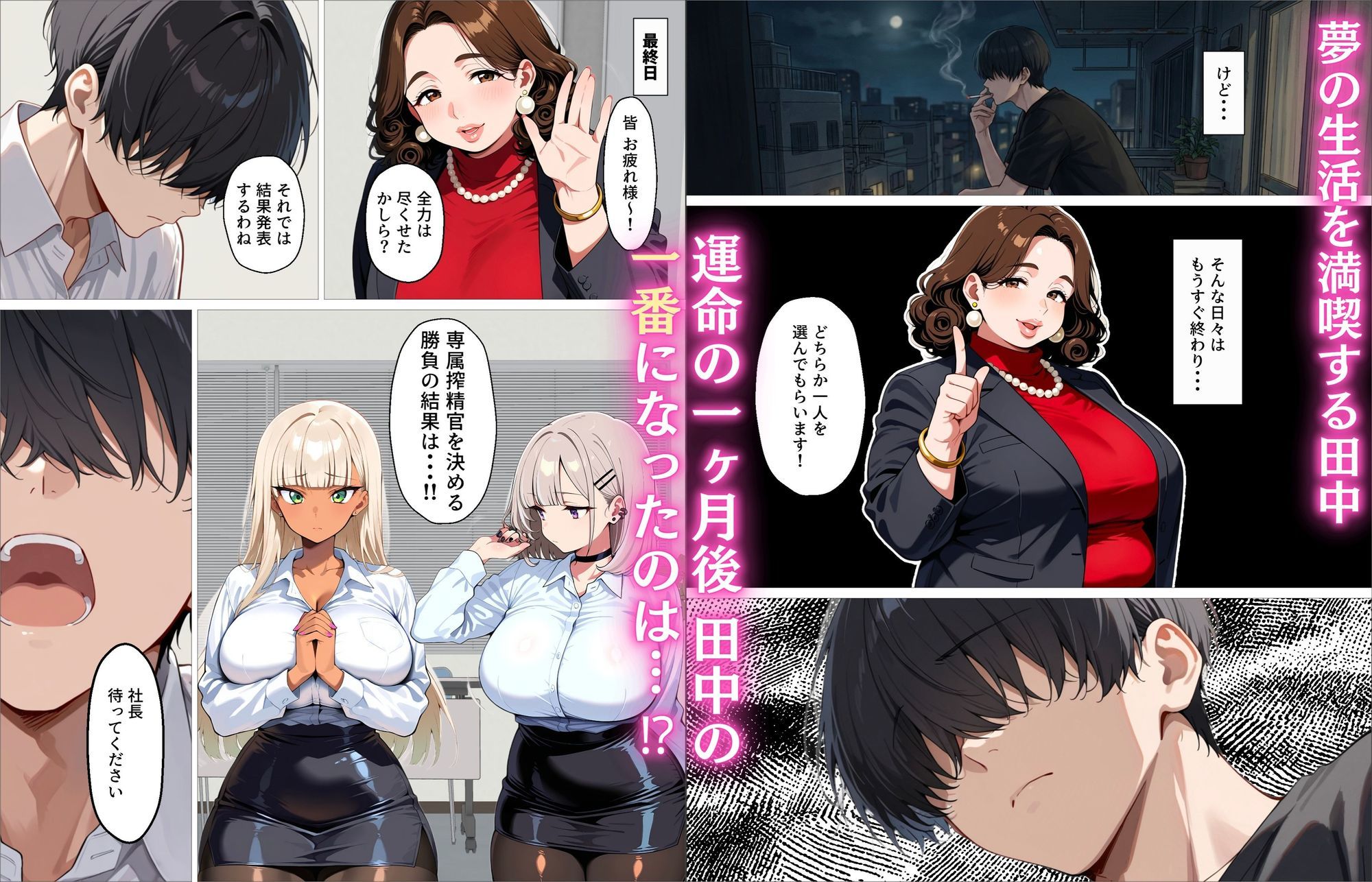 新卒の黒ギャルとダウナーギャルが「2人で」搾精してくれる話 - d_719384 - okita