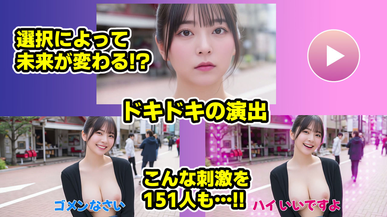 ナンパマスター〜151人のナンパ図鑑完成を目指せ！！〜【いきなり極限リーチ！！ 即興奮！！脳汁ドバドバナンパゲーム！！】 - d_760819 - コメットパンチ