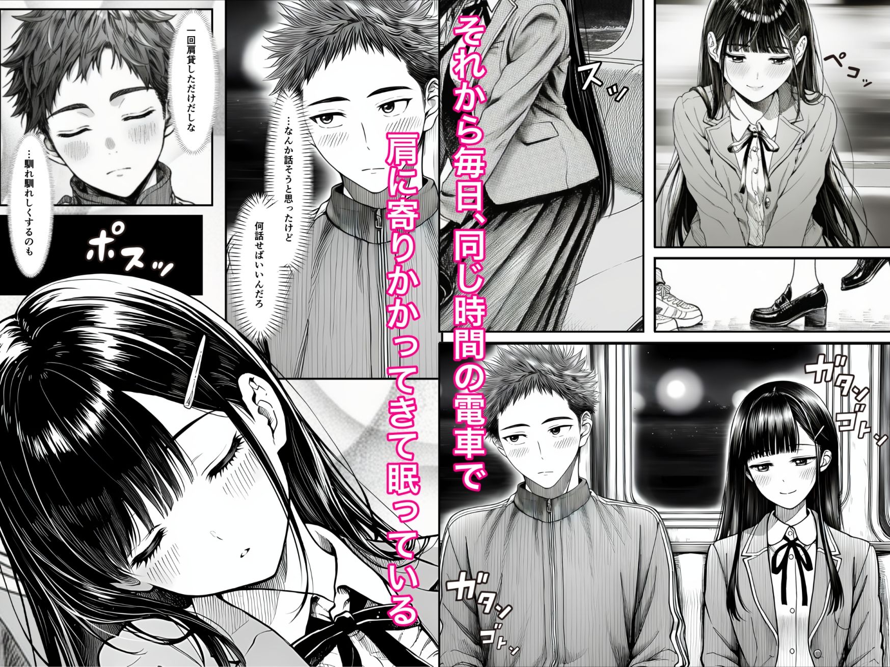 電車で何度も肩にもたれかかってくる女の子と、子作りセックスしてしまった - d_761733 - 夜あくび小隊