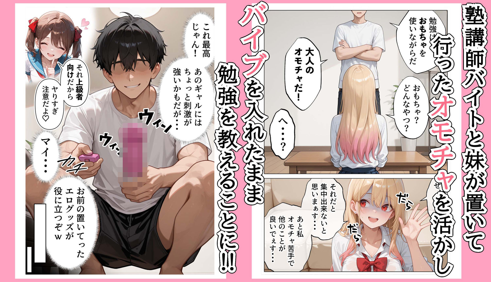 【続編:白ギャルJK2】ラブドール頼んだら、白ギャルJKが来た - d_729155 - AOI-COMICS